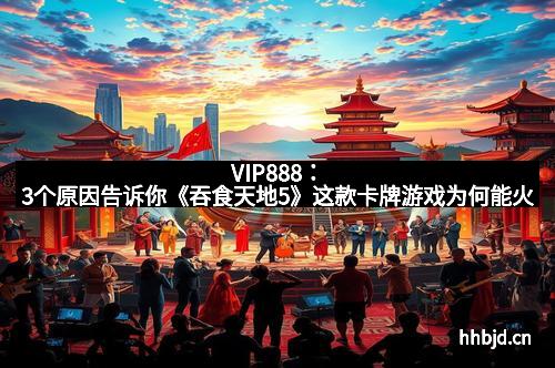 VIP888:3个原因告诉你《吞食天地5》这款卡牌游戏为何能火